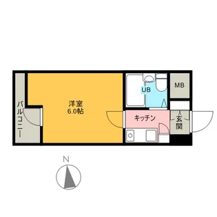 常盤台ダイカンプラザシティ【2階】の間取り