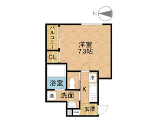 ミハス王子神谷【1階】の間取り