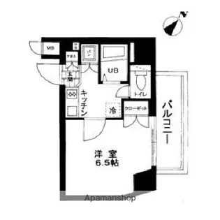 スパシエレジデンスファースト【10階】の間取り