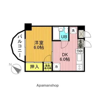 シャガール【3階】の間取り