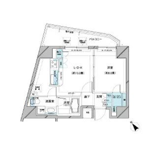 プロスペクト西巣鴨【2階】の間取り