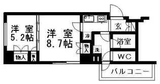 プリムヴェーレ【3階】の間取り