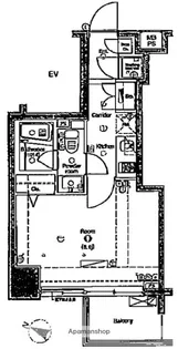 LA.XEBEC 東十条【7階】の間取り
