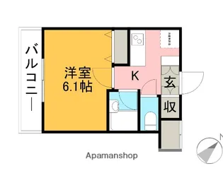 東京都北区東十条5丁目【マンション】の間取り