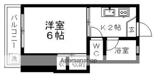 ロアールハイツ【3階】の間取り