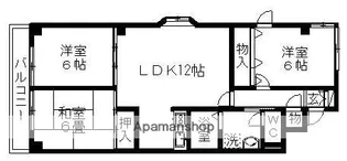 シャルムウキマ【5階】の間取り