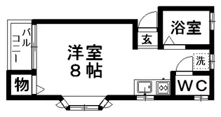 コーポさくら【2階】の間取り