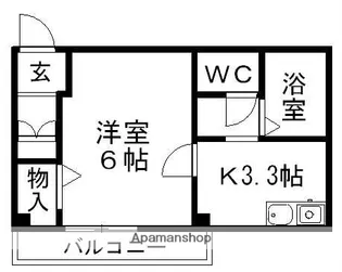 東京都北区赤羽西1丁目【マンション】の間取り