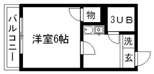 ペアシティ秀華二番館【1階】の間取り