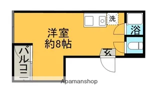 プレステージ島村【4階】の間取り