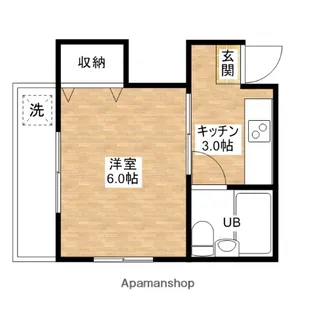 コーポ沼澤【2階】の間取り