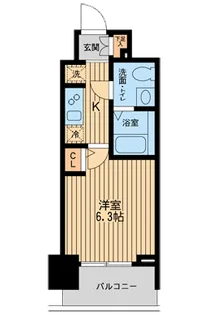 KDXレジデンス板橋本町【7階】の間取り