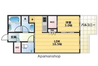 アドレシア【7階】の間取り