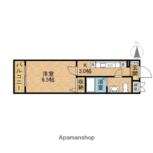 シェーンハイト1【2階】の間取り