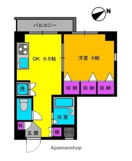 レジデンスBS【3階】の間取り