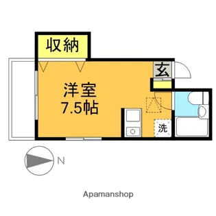 ラ・ジローエット・ハガ【2階】の間取り