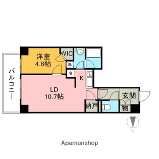 JMFレジデンス赤羽志茂【3階】の間取り