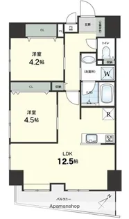 セザール赤羽【2階】の間取り