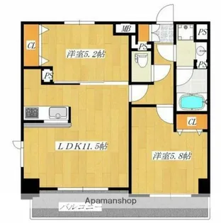 センテニアル王子神谷【7階】の間取り