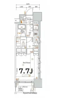 東京都北区東十条2丁目【マンション】の間取り