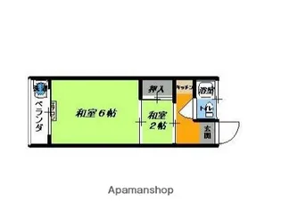 志茂マンション【3階】の間取り
