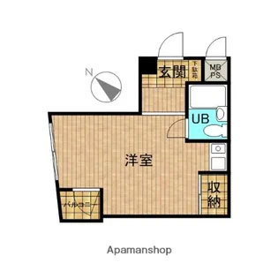 東京都北区赤羽1丁目【マンション】の間取り