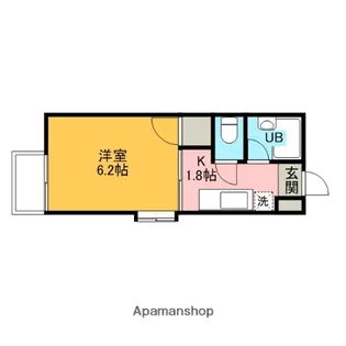 東京都板橋区板橋4丁目【アパート】の間取り