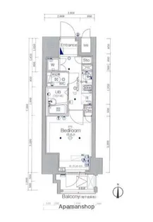 スパシエ エル・ヴィエント・アース板橋タワー【5階】の間取り