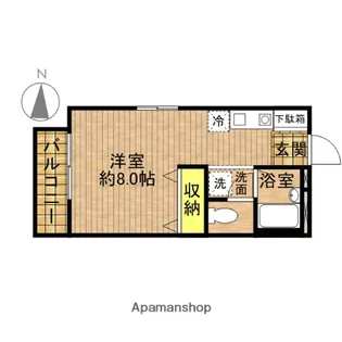 ヴェッセル飛鳥山【2階】の間取り