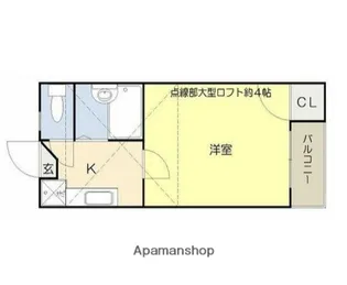 シャトー新大塚【2階】の間取り