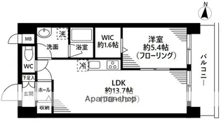 サニーコート東綾瀬【4階】の間取り