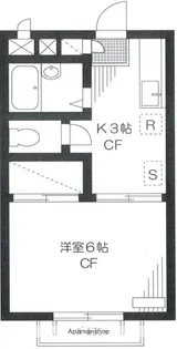 東京都北区西が丘1丁目【アパート】の間取り