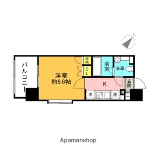 クレイシア新大塚【5階】の間取り