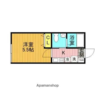 オリオン五反野【2階】の間取り