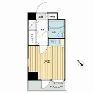 グラチアトルリ【5階】の間取り