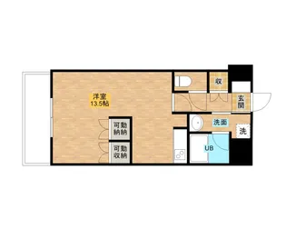 1Rの間取り画像