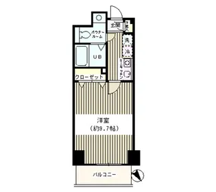 エスペラル池袋【9階】の間取り