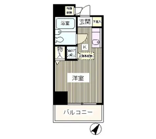 栗生ハイツ【4階】の間取り