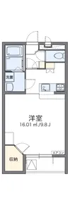 レオパレスノワール Ⅱ【3階】の間取り