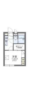 レオパレス豊Ⅱ【1階】の間取り