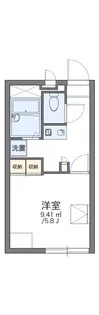 レオパレス輝【2階】の間取り