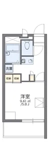 レオパレスオーロラ【3階】の間取り