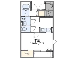 レオネクストグランツ藤24【1階】の間取り