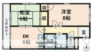 FKマンション【4階】の間取り