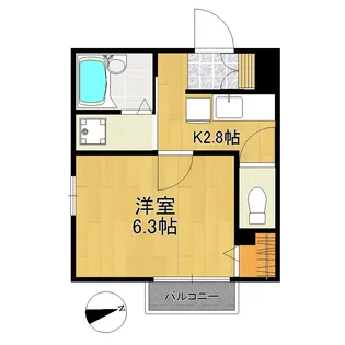 レジデンス711【201号室号室】の間取り