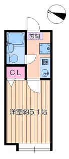 リーベル綾瀬A【1階】の間取り