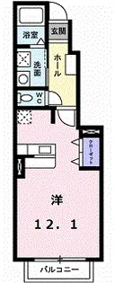 MA メゾン Ⅰ【1階】の間取り