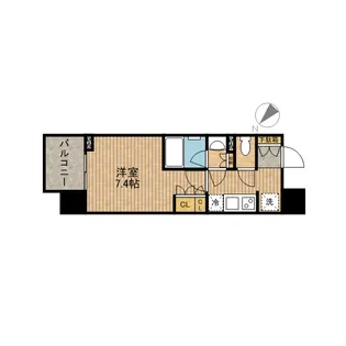 ルフォンプログレ滝野川【13階】の間取り