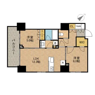 ルフォンプログレ滝野川【9階】の間取り