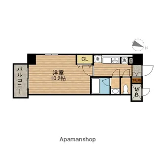 ミュールソレアード【8階】の間取り